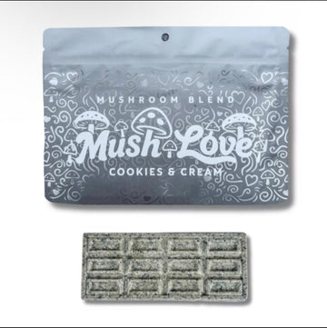 Mush Love Cookies & Cream Mushroom Chocolate Bar 4g
