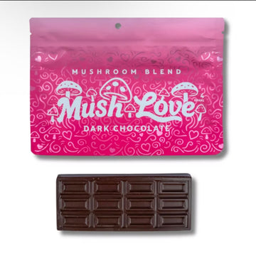 Mush Love – Dark Chocolate Mushroom Chocolate Bar 4g